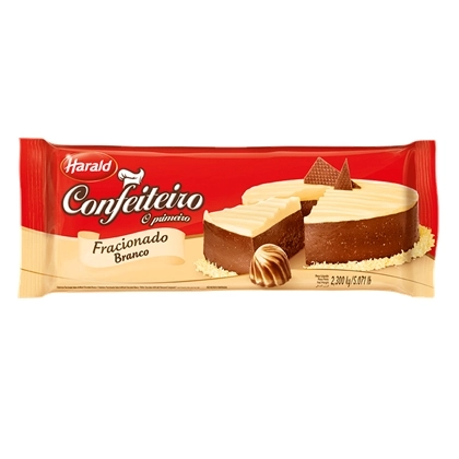 Cobertura Harald Confeiteiro Fracionado Chocolate Branco 2,3kg