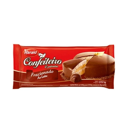 Cobertura Harald Confeiteiro Fracionado Chocolate Ao Leite 1,