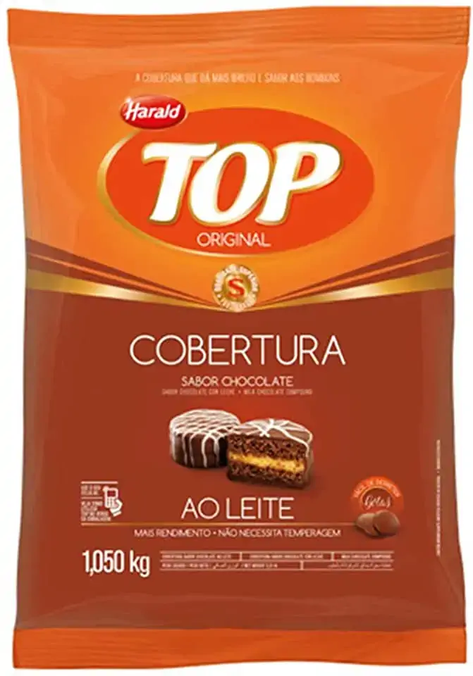Cobertura Chocolate Ao Leite Top Pacote 1,05kg
