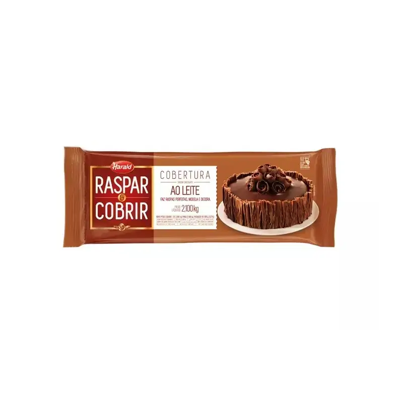 Cobertura Harald Raspar E Cobrir 2,1kg Ao Leite
