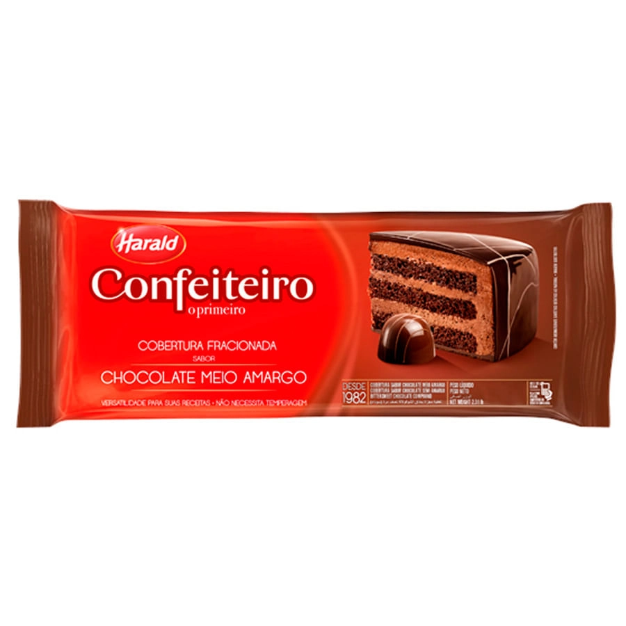 Pad.cobertura Harald Meio Amargo 2.1kg