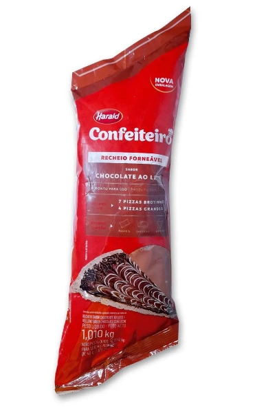 Recheio Forn Harald 1,010kg Choc Ao Leite