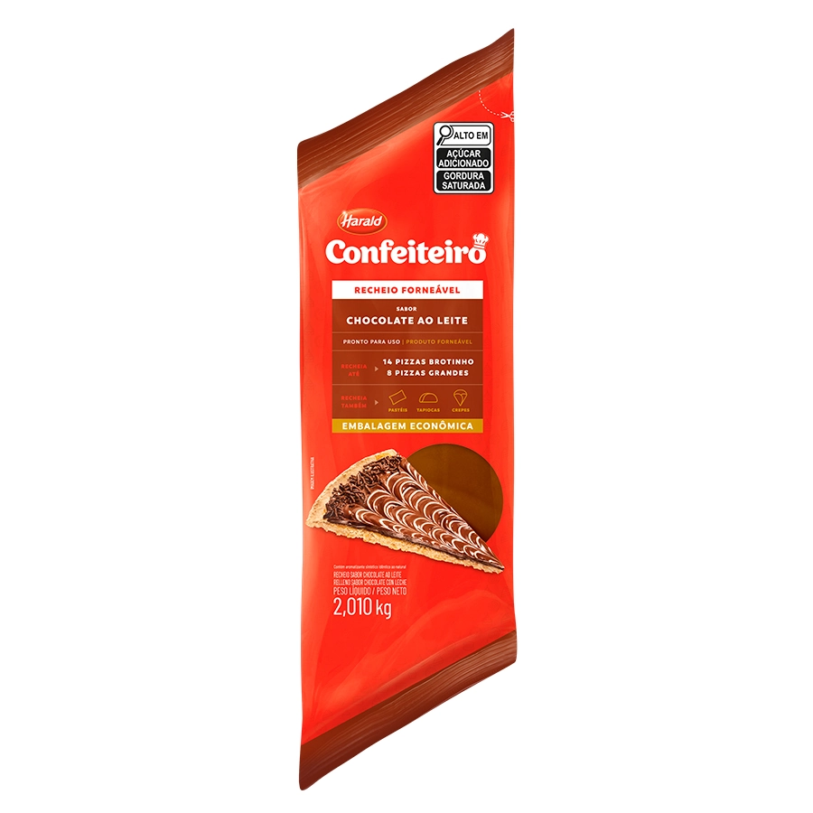 Recheio Forneavel Choc Ao Leite Conf 2,01kg Harald