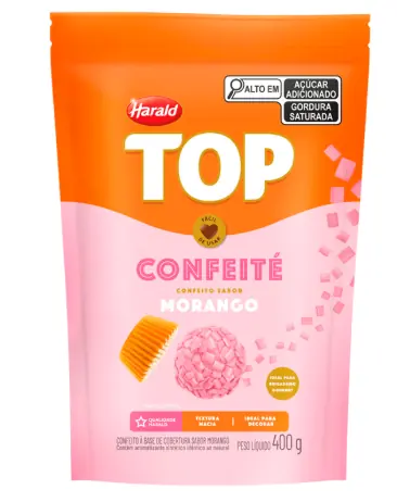 Choco Top Conf Morango 400g 104643 Harald