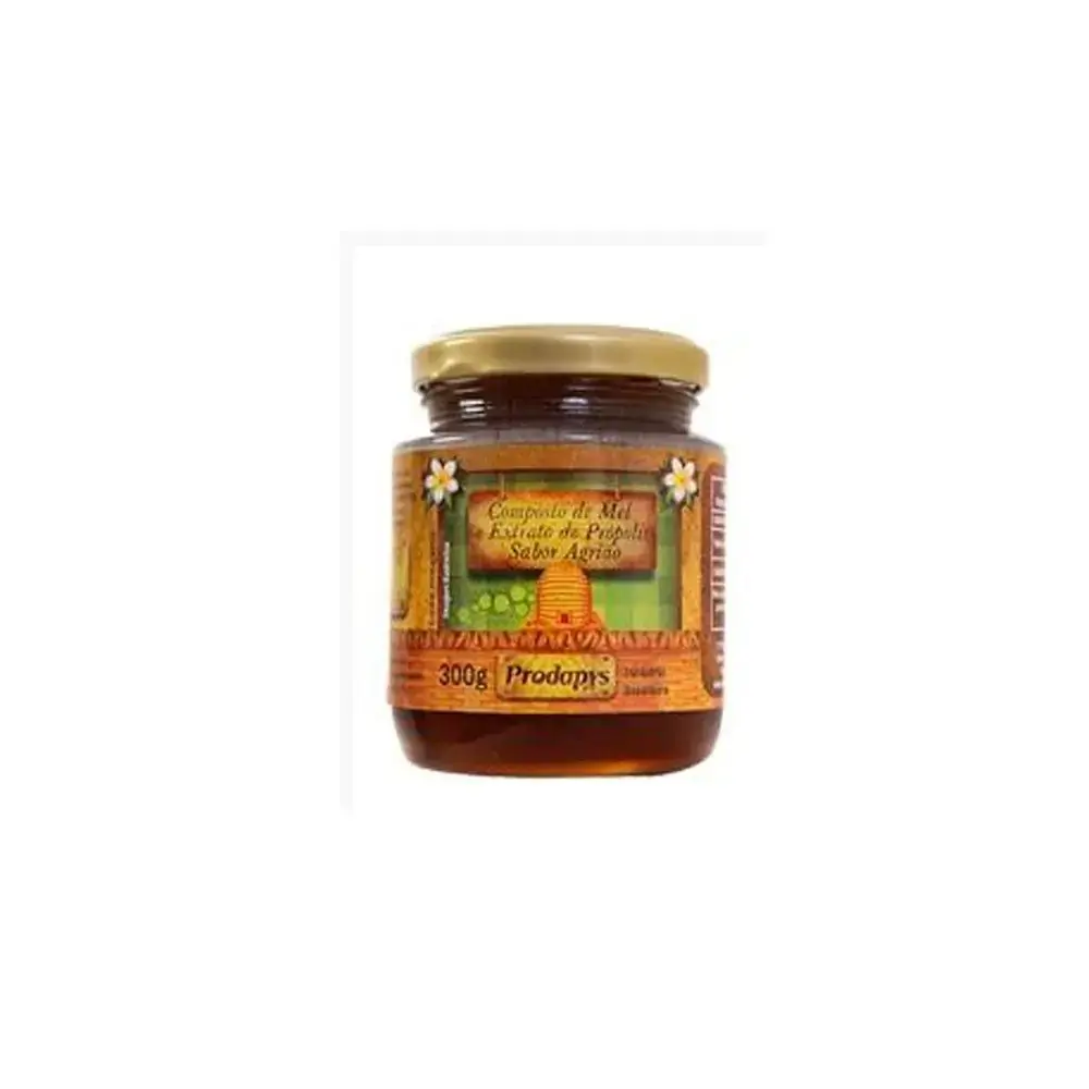 Composto De Mel E Extrato De Propolis Sabor Agriao 300g