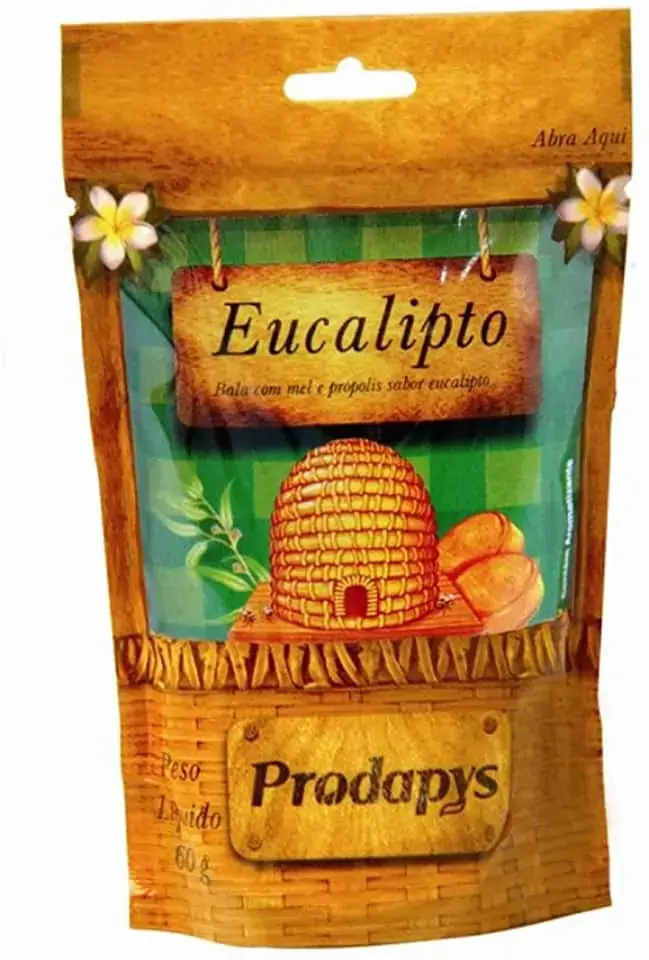 Bala Com Mel E Própolis Sabor Eucalipto Prodapys
