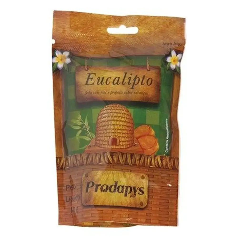 Bala Mel Propolis Eucalipto Fardo 60g Prodapys