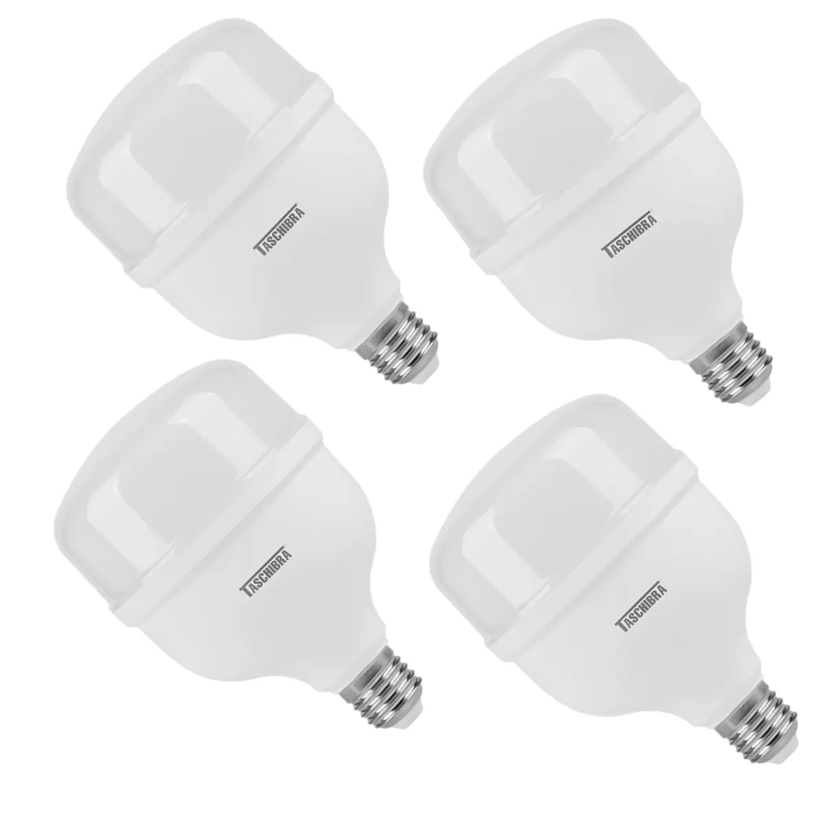 Lâmpada High LED Bulbo 30W E27 6500K Taschibra Kit 4 Unidades