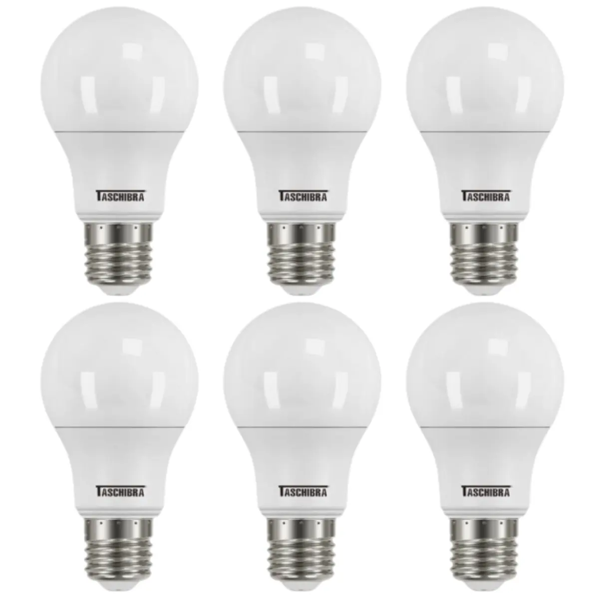 Lâmpada De LED 9W 6500K Branco Frio Pack6 Taschibra