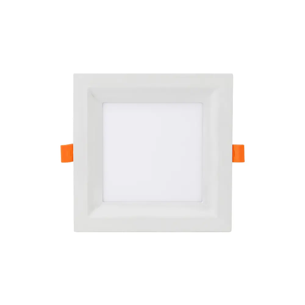 Painel De Led Quadrado Embutir Recuado 12w Bivolt Taschibra 6500k Branco Frio
