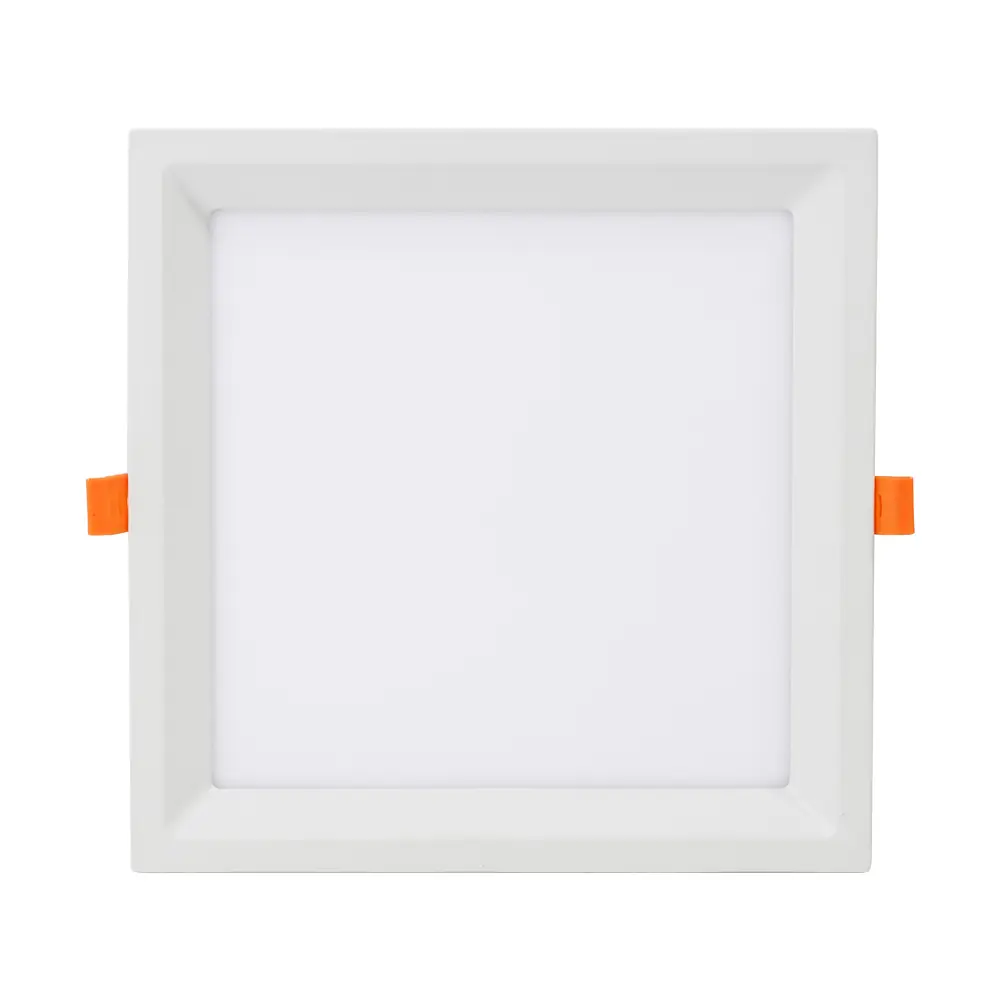 Painel De Led Quadrado Embutir Recuado 18w Bivolt Taschibra 6500k Branco Frio