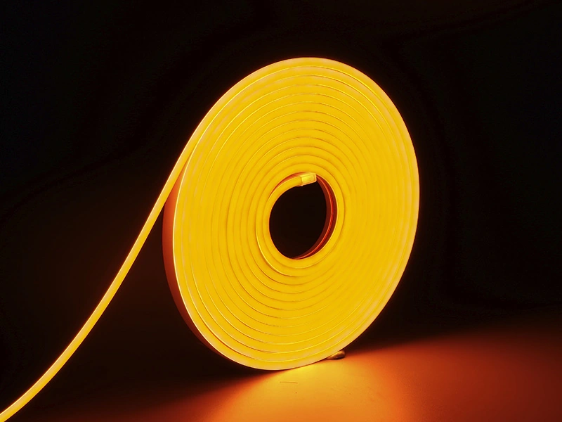 Fita Luminosa Led Neon Flex 8w - 12v | Taschibra Laranja
