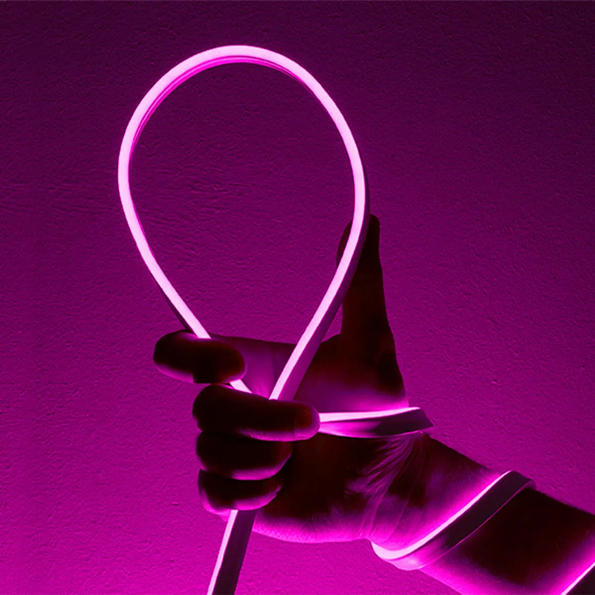 Fita De Led Neon Taschibra 8w/m Ip65 220v Cores | Valor Do Metro Rosa