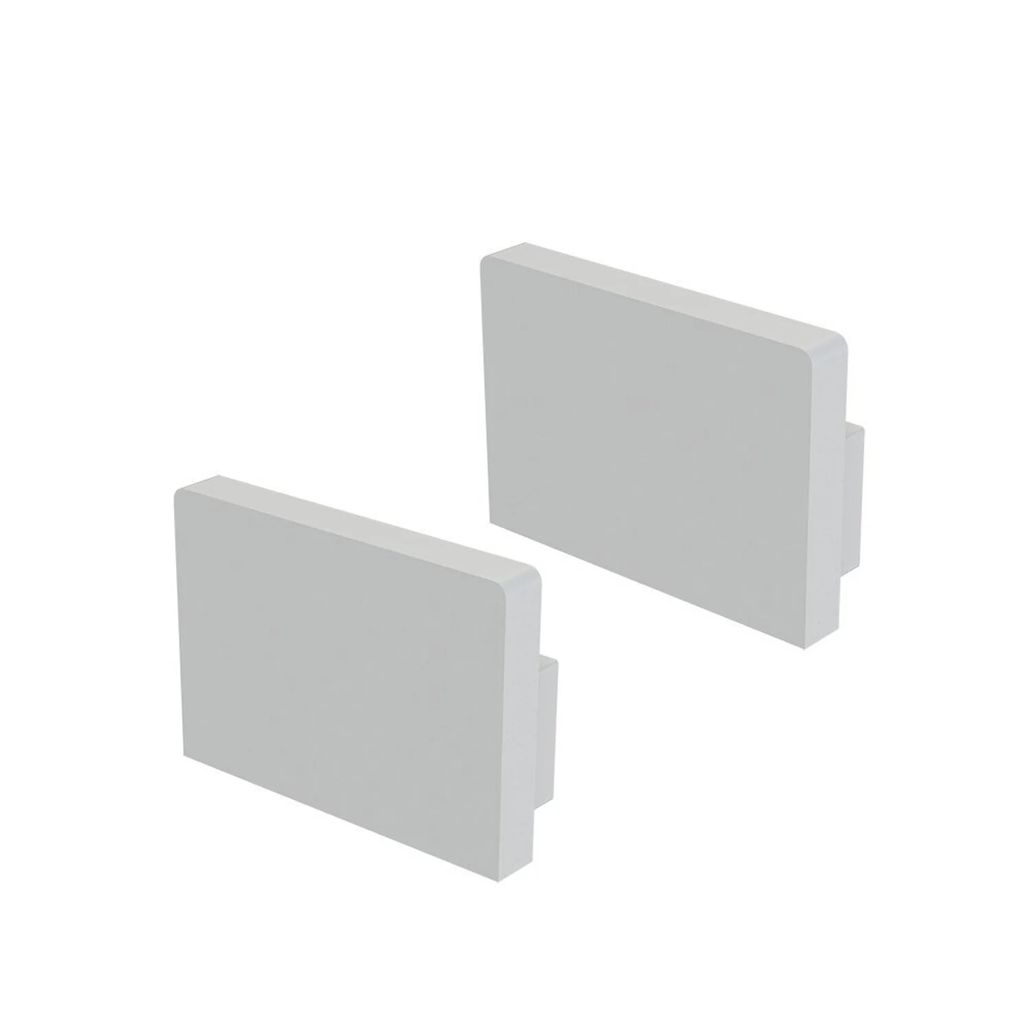 Acessórios Perfil Vertex 20x14 Tampa / Presilha Sobrepor Branca
