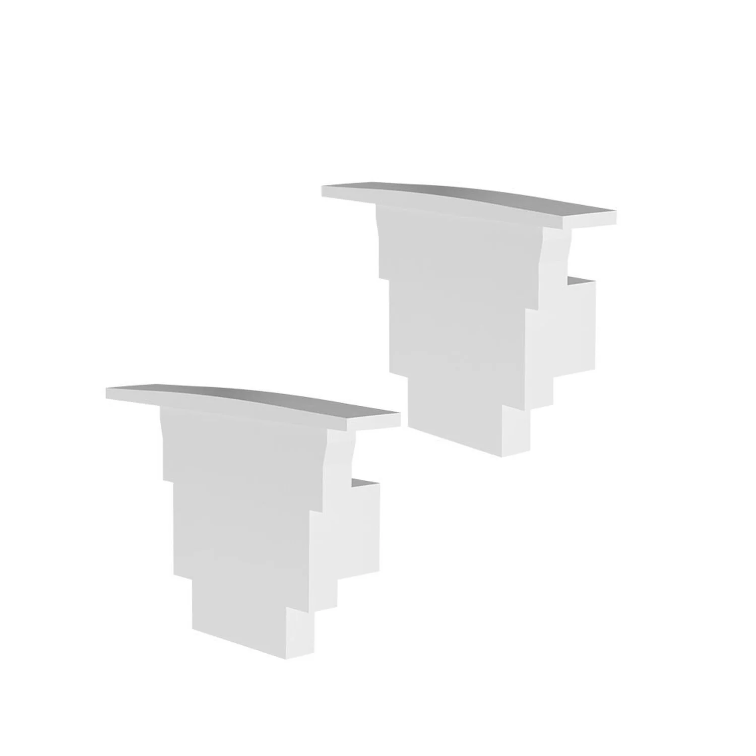 Acessórios Perfil Vertex 25x17 Tampa / Presilha Embutir