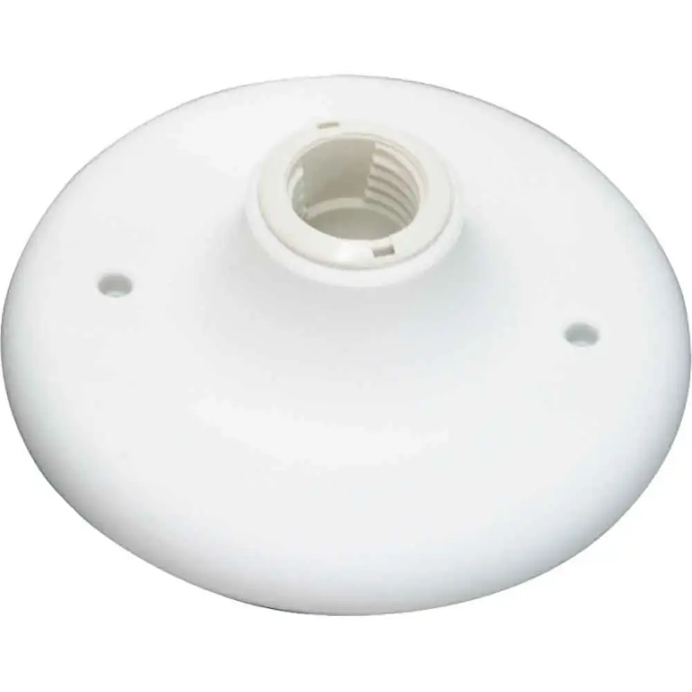 Luminaria Taschibra Plafon E 27 Plastico Branca