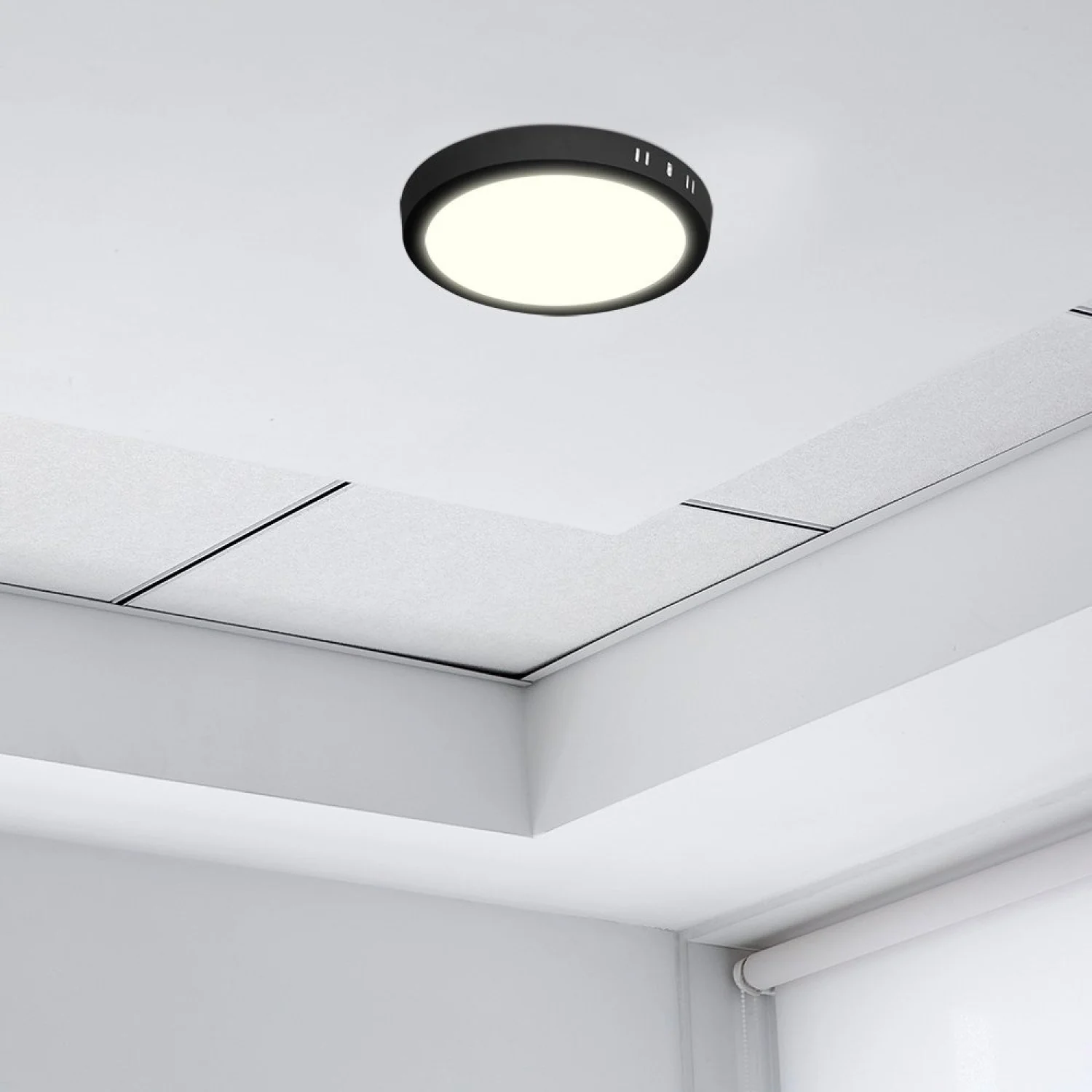 Painel Led 18w Redondo Sobrepor Lux 3000k Taschibra
