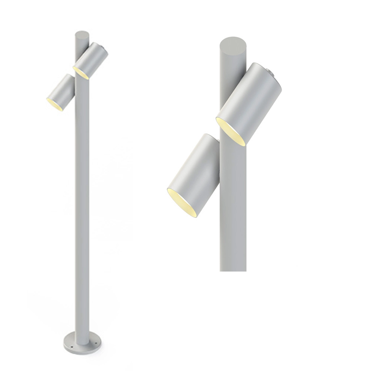 Poste Taschibra Wabi 1000mm 2xmr16 Branco