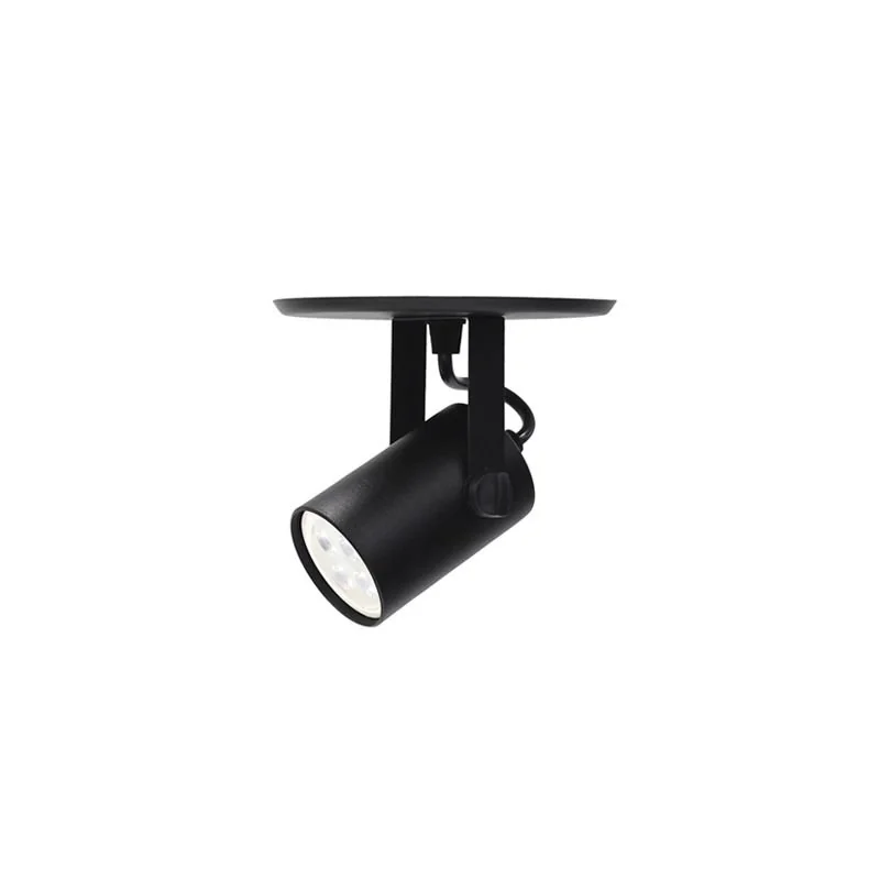 Spot Móvel Taschibra Cannon Para 1 Lâmpada Mr16 Gu10 Bivolt Preto