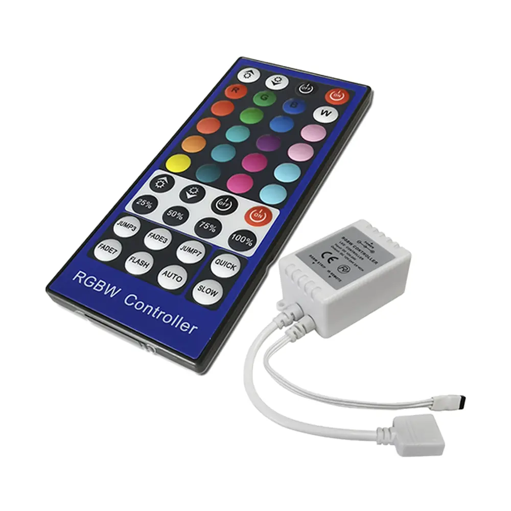 Controle Remoto Taschibra Receptor Rgbw P/ Fita De Led 12v 72w Infravermelho