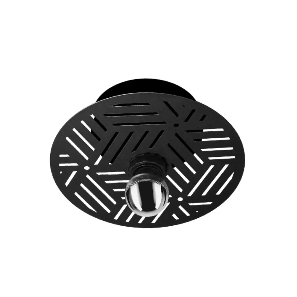 Plafon Arandela Taschibra Core Efeito Luz E27 Bivolt Preto