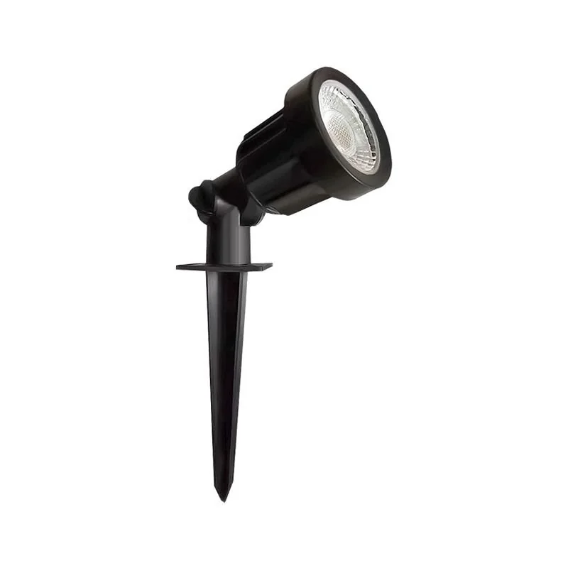 Espeto Para Jardim Taschibra Destaco Led 5w Bivolt Preto Luz Âmbar