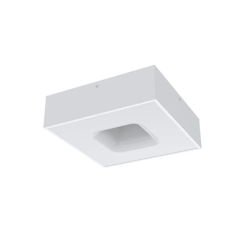 Plafon Taschibra Waffle Led Bivolt Branco 2700k Luz Amarela