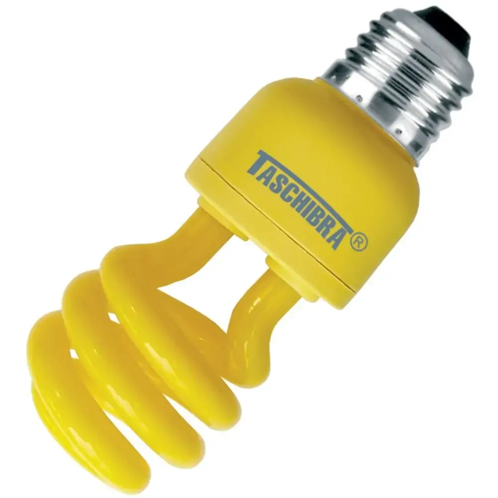 Lamp Taschibra Espiral 14wx220v Amarela