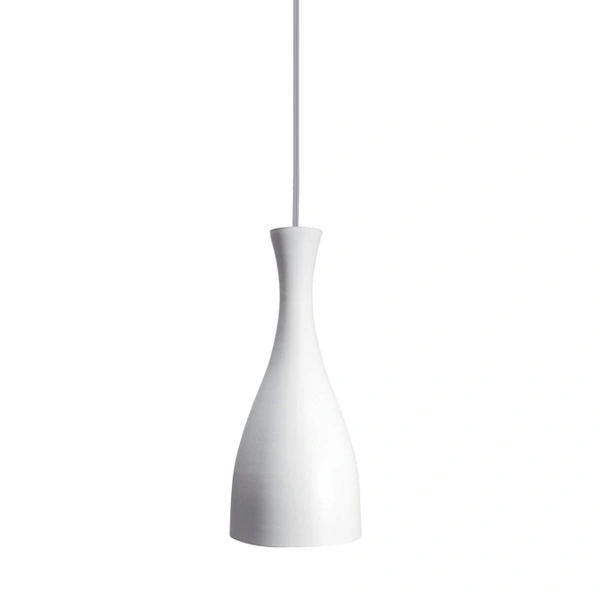 Pendente 1 Lâmpada Branco Metal TD1003 Taschibra