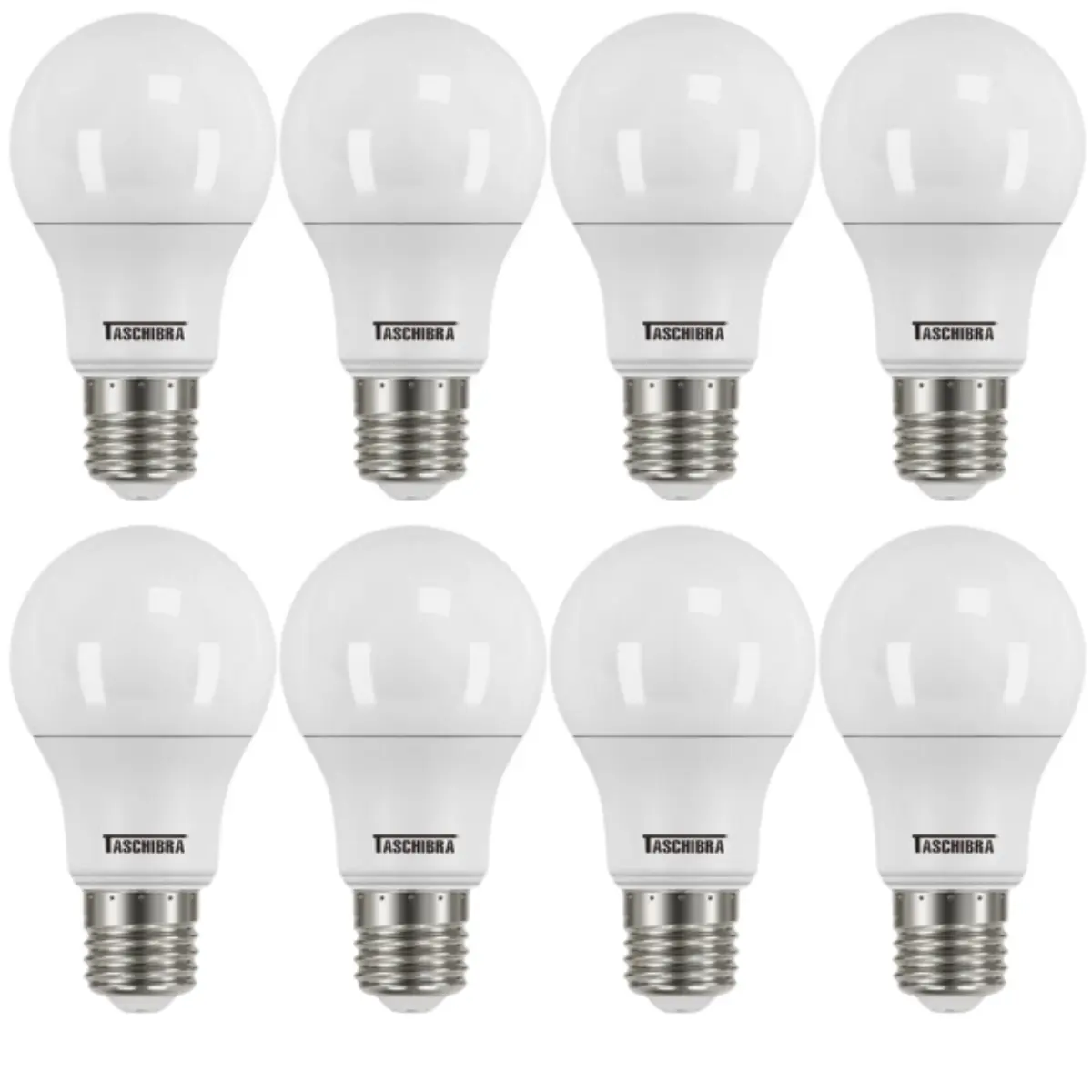 Lâmpada LED TKL100 17W 6500K Branco Frio Taschibra Kit 8 Unidades
