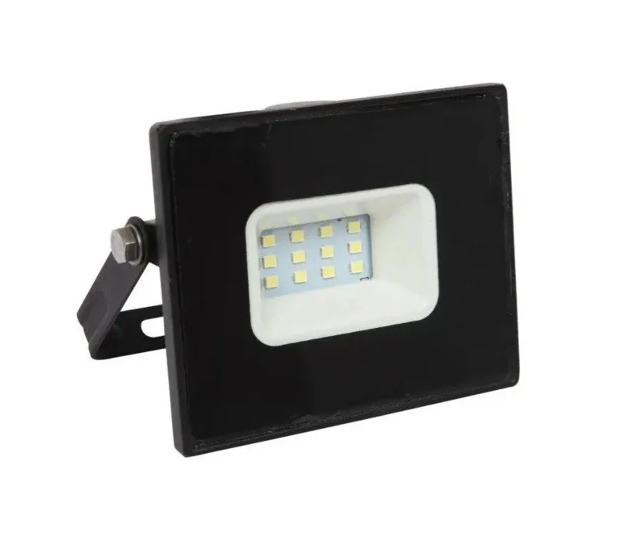 Refletor Taschibra Tr Led 10 Slim 10w Branco Luz Verde Bivolt