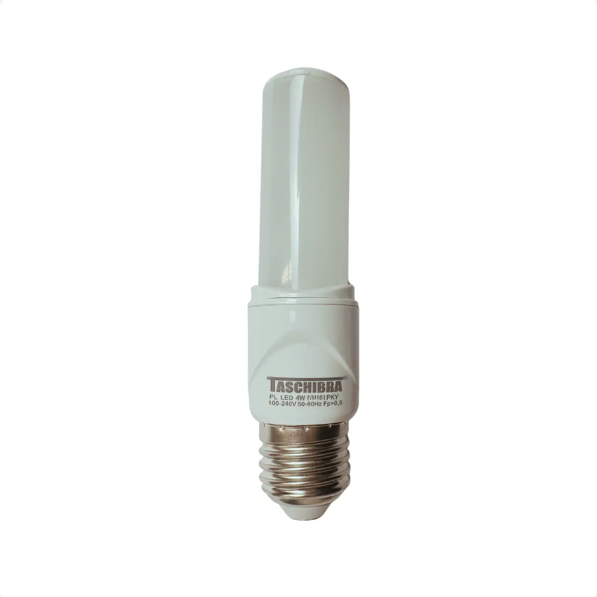 Lâmpada Led Pl 4w Rotatória Taschibra E27 Bivolt 3000k Quente
