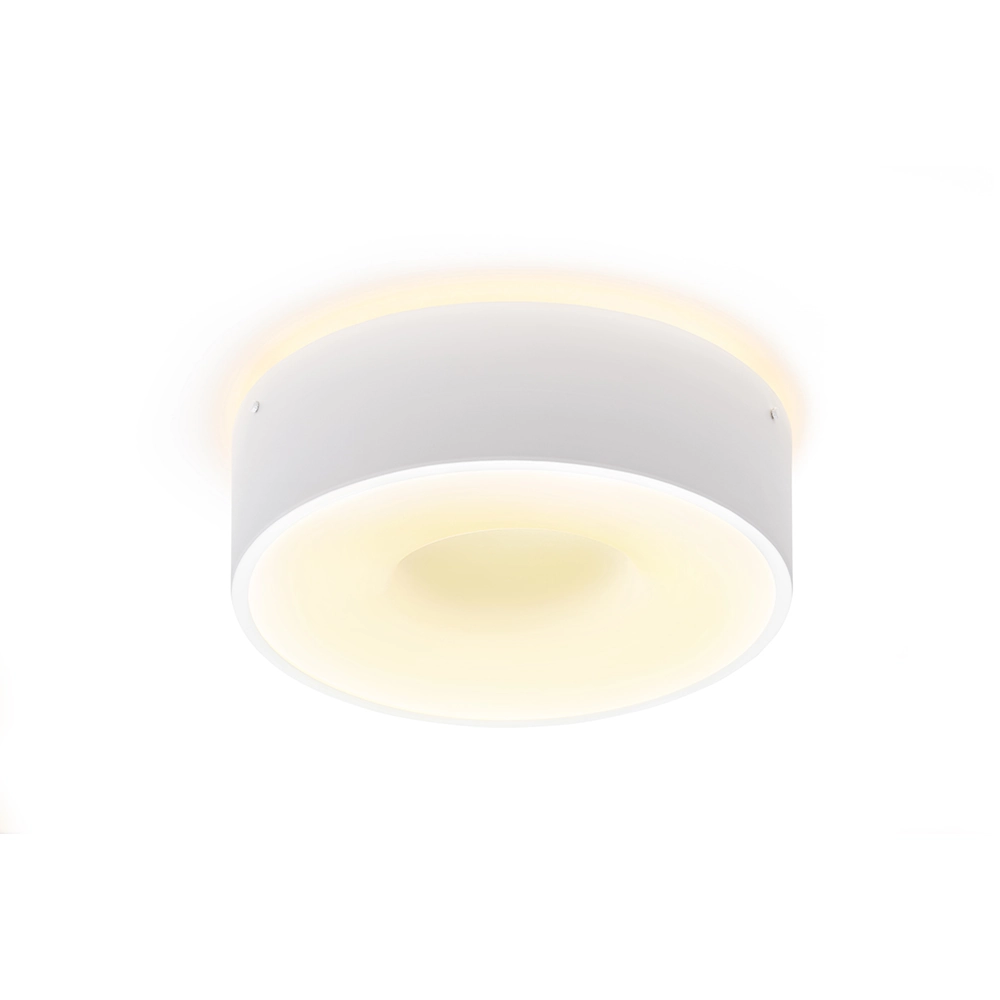 Plafon LED 40W Luz Amarela Metal e Plástico Sushi Taschibra