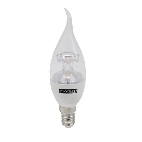 Lâmpada Led 3w Tvl 25 Bico Torcido E14 Luz Amarela 2700k Taschibra 2700k