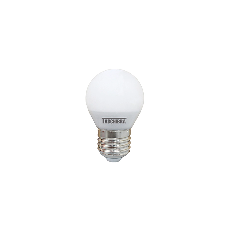 Lâmpada Bolinha Led Taschibra Tbl 40 4,8w E27 Bivolt 2700k Luz Amarela