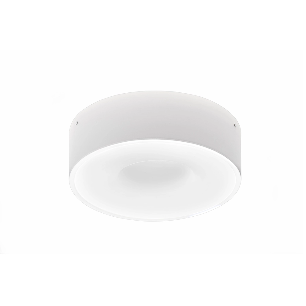 Plafon 4 Lâmpadas Branco Metal e Plástico Donuts Taschibra