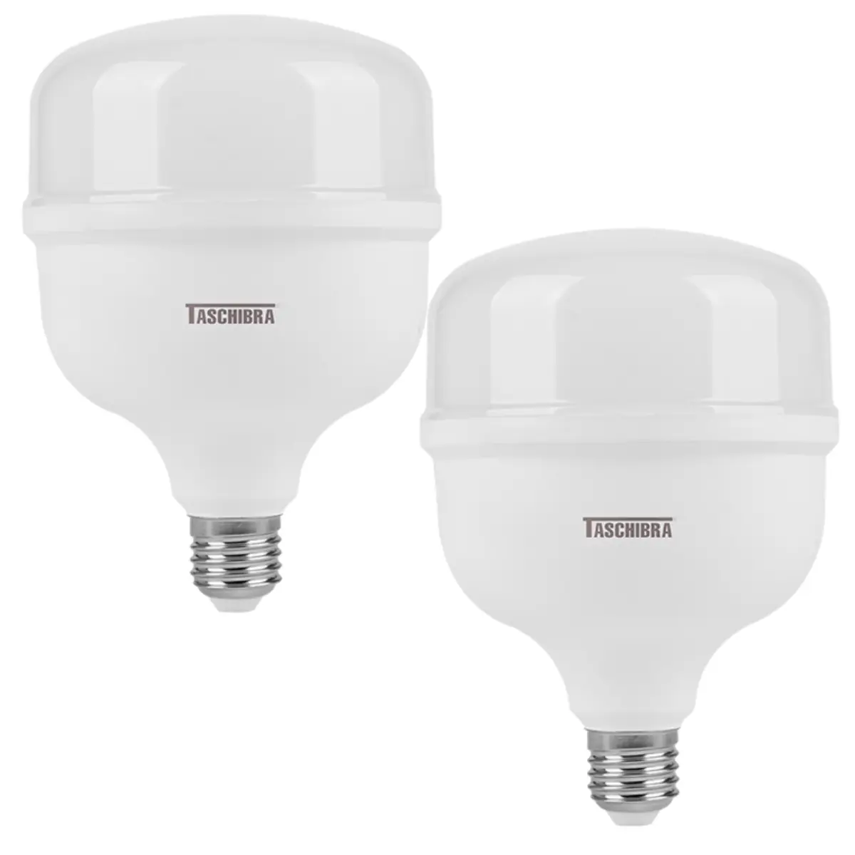 Lâmpada High LED Bulbo 50W E27 6500K Taschibra Kit 2 Unidades