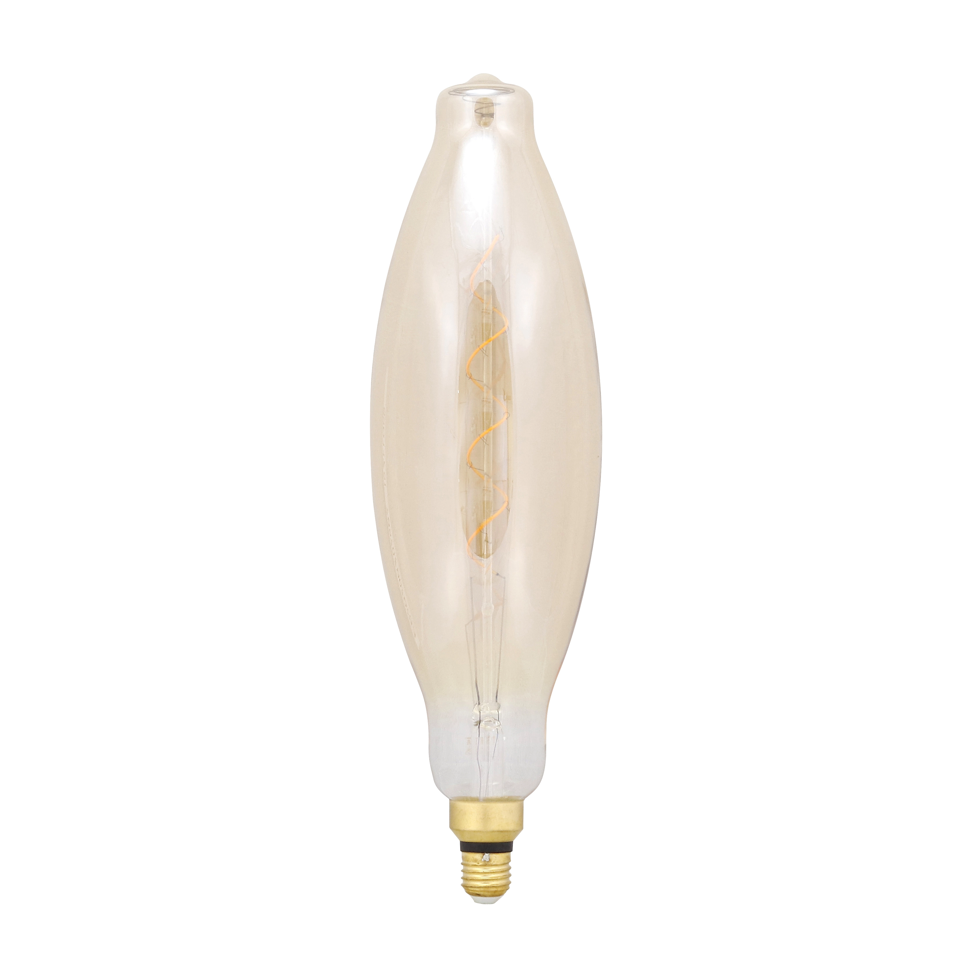 Lâmpada LED de Filamento Elipse Gigante Luz Âmbar 4W Taschibra Bivolt