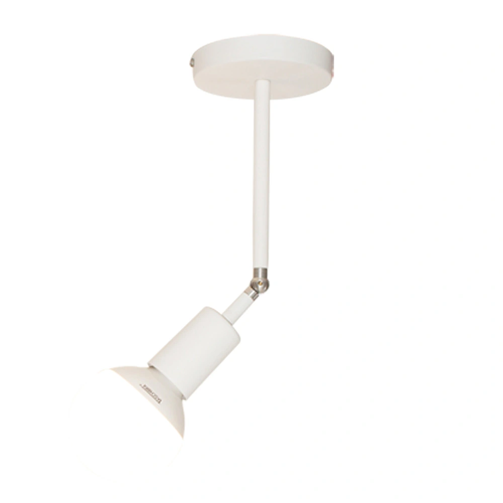 Plafon 1 Lâmpada Branco Metal Pointer Taschibra