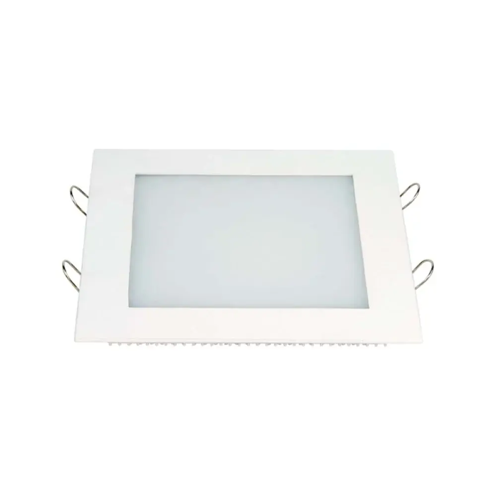 Painel LED Quadrado de Embutir 18W Lux Bivolt Taschibra 2 unidades - 6500K Luz Branca
