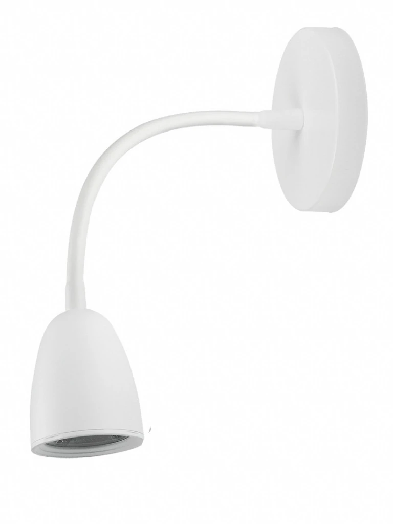 Arandela Taschibra Direct 4w Led Integrado Articulada Branca Bivolt 6500k Branco Frio