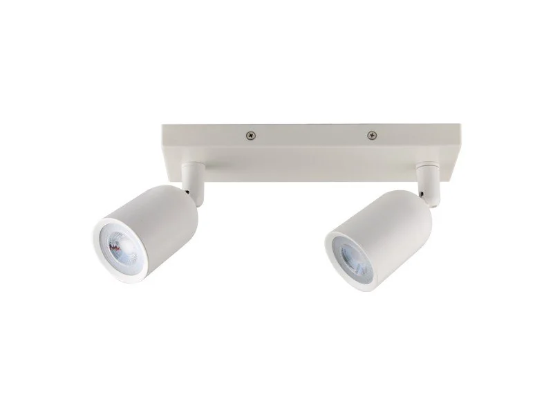 Spot De Led Direct Duplo Mr16 Linear 8w Branco Taschibra 6500k Branca Fria