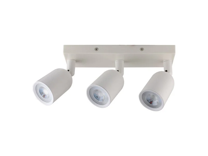 Spot De Led Direct Triplo Mr16 Linear 12w Branco Taschibra 3000k Amarelo Quente