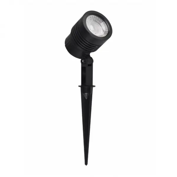 Espeto De Jardim Taschibra Led Noir 3w 3000k Luz Amarela