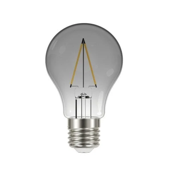 Lâmpada Led Filamento Vintage 3w Bulbo A60 Fumê Taschibra 2200k