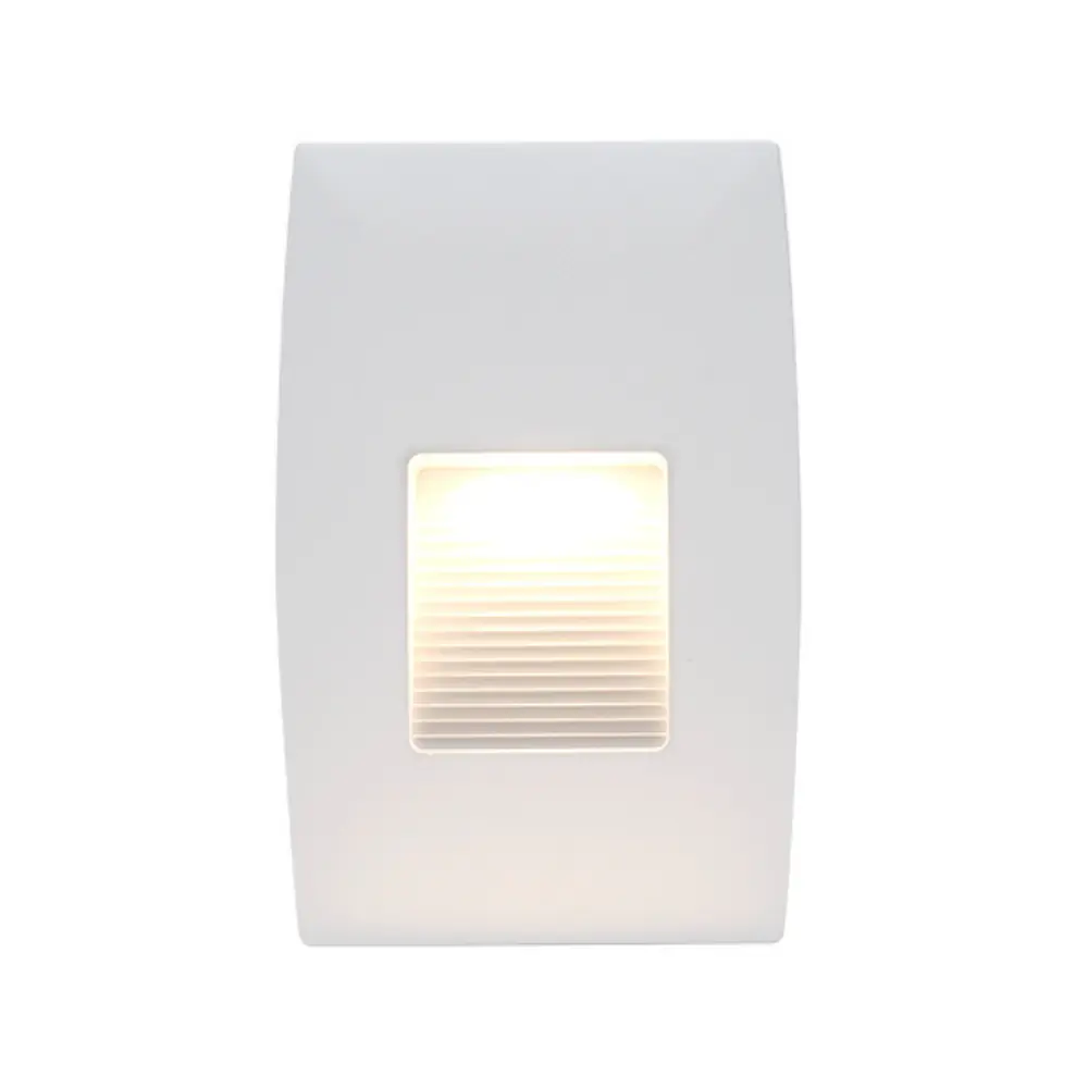 Balizador Taschibra Embutir Led Cine 2w Branco 4x2 Bivolt 3000k Luz Quente