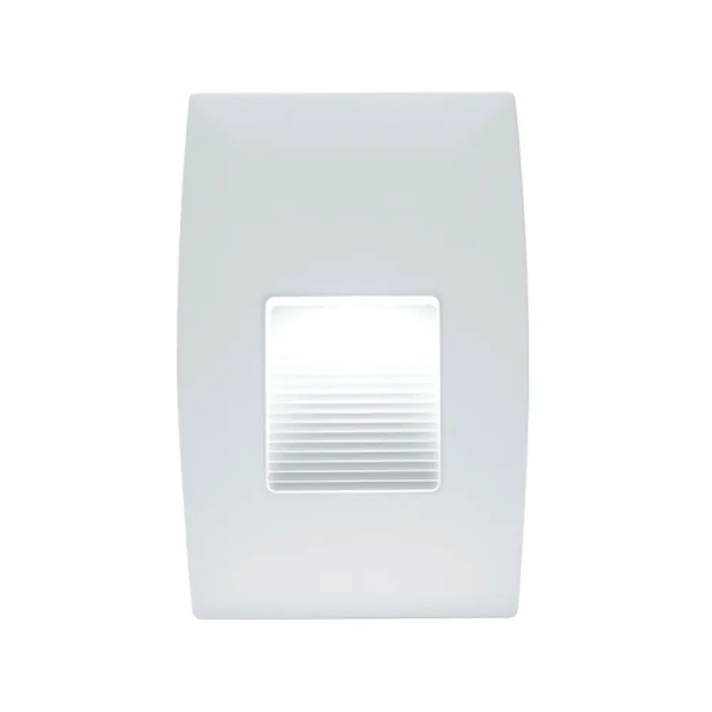Balizador Taschibra Embutir Led Cine 2w Branco 4x2 Bivolt 6500k Luz Branca
