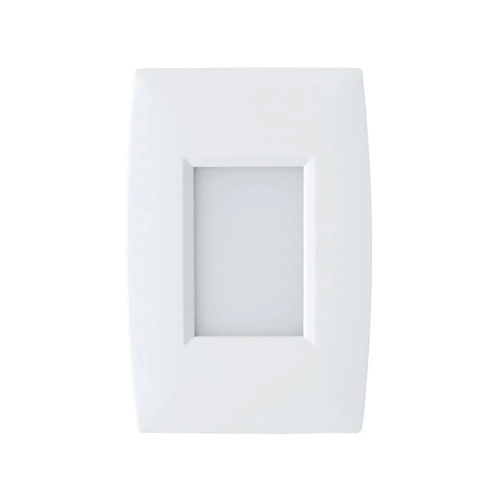 Balizador Taschibra Embutir Led Cine Direct 2w Branco 4x2 Bivolt 6500k Luz Branca