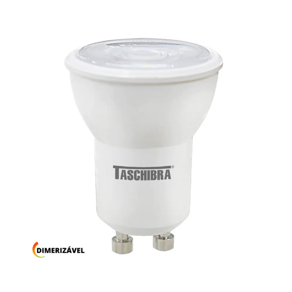 Lâmpada Led Mini Dicroica Mr11 Tdl 3,5w Dimerizável Taschibra 4000k Luz Neutra