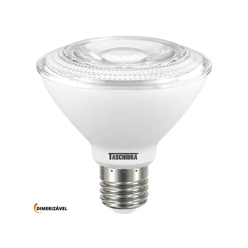 Lâmpada Led Taschibra Par 30 E27 Ip65 Dimerizavel Bivolt 2700k Luz Quente
